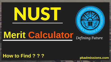 NUST aggregate/merit calculator  Online | Its Procedure