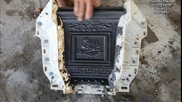 Cách đúc chậu ít bọt khí bằng phương pháp quét hồ dầu