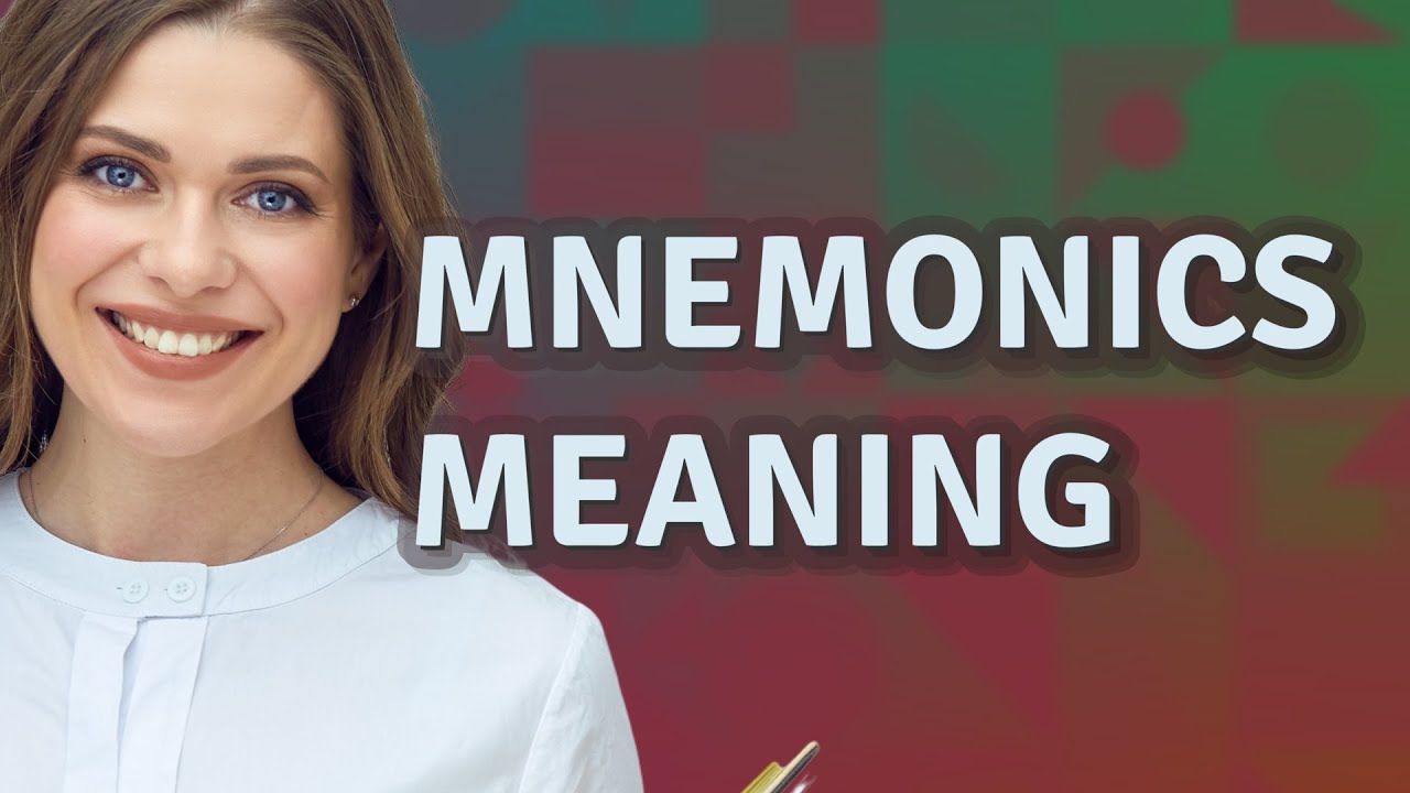 Mnemonics meaning of Mnemonics YouTube