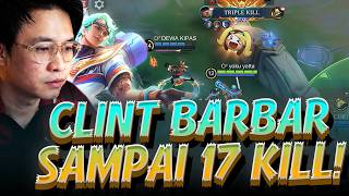 Download Lagu 17-0 BERMAIN CLINT DENGAN CARA BARBAR, POKE POKE DILARANG MENIRU !!  - Mobile Legends