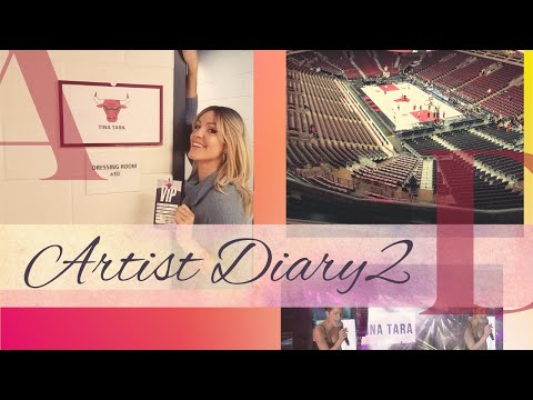 Tina Tara - Singing for the Chicago Bulls (Artist Diary 2)