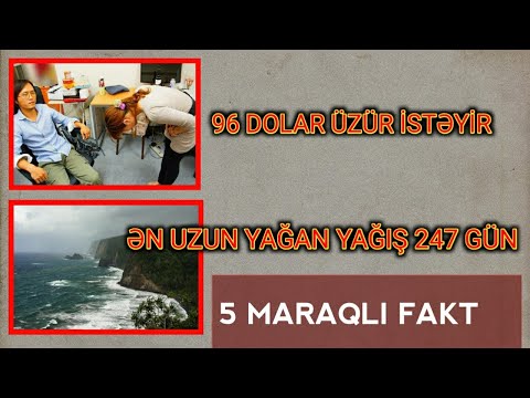 5 MARAQLI FAKT | instagram videoları | 😳En Uzun Yagan yagis 247 gun dayanmadan yagib ( Maraq Dolu )