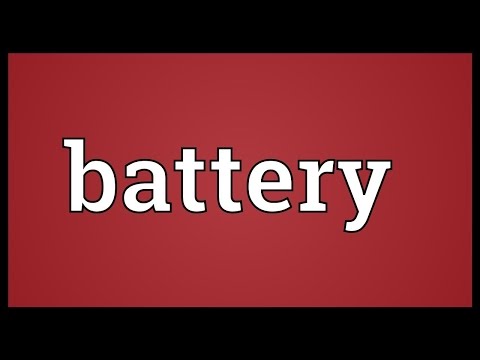 Battery Meaning