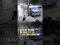 Camioneta invade la banqueta; padre evita que su hijo sea atropellado en Veracruz #shorts