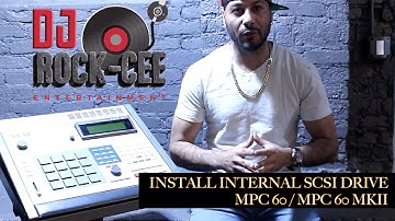 How To Install Internal Scsi Drive -Compact Flash Drive - Scsi2sd- Mpc 60 / Mpc 60 Mkii !!