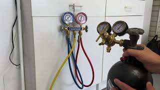 HVAC Nitrogen Regulator Operation