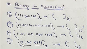 Binary to Hexadecimal conversion || Number System 2023 || Best Method