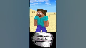 Help Herobrine Become a Hero | Minecraft Animation TROLL FACE 🥶 Meme (Part 11) #shorts #minecraft