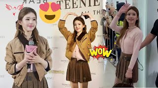 Zhao Lusi appeared, waving and smiling, and her heartfelt reminder to fans melted hearts 💖