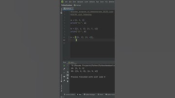 Python program to demonstrate 2D & 3D List. #python #shorts #shortsvideo #shortsfeed #coding