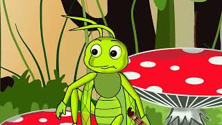 The Ant & The Lazy Grasshopper English story| Moral stories cartoon| Aesop's fables animated film