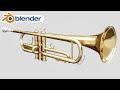 【blender モデリング】トランペットを作ろう!(ゆっくりボイス)