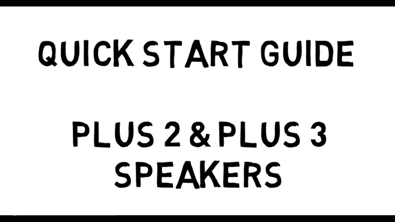 TIBO Plus 2 Plus 3 Speakers Quick Start Guide YouTube