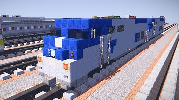 Minecraft Amtrak P32AC-DM/P-40/42DC GE Genesis Tutorial