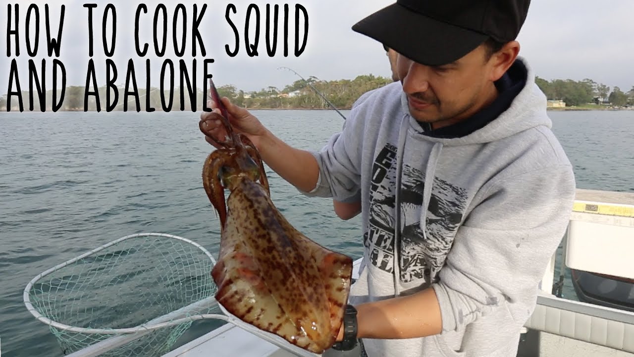 How to Cook Squid & Abalone, Catch & Cook (Underwater Ally Adventures Ep.19)