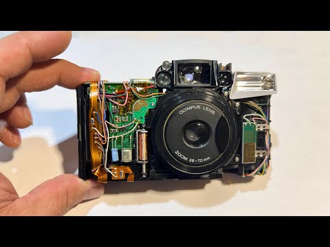 Разобрал фотоаппарат Olympus 700BF.Что там интересненькое?