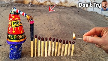 Chitput Anar Crackers 😱 Amazing Cracker experiment😜 Diwali cracker testing 2025 #crackers