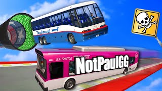 GTA5 Bus Parkour Challenge Vs. @NotPaulGG !