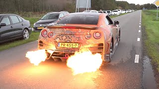 1041Hp Top Secret Nissan Gt-R R35 With Armytrix Exhaust - Big Flames, Drag Racing & Sounds!