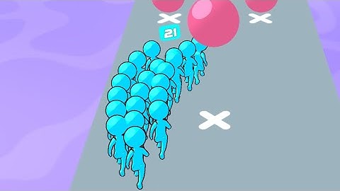 Runner Pusher - All Levels Gameplay Android, iOS