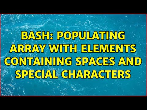 Ubuntu: bash: populating