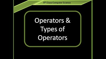 Chapter 4: Operators and Expressions