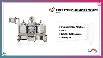CUBEGEL_Encapsulation Machine_F150G [Gelatin soft capsule/Oblong#20]