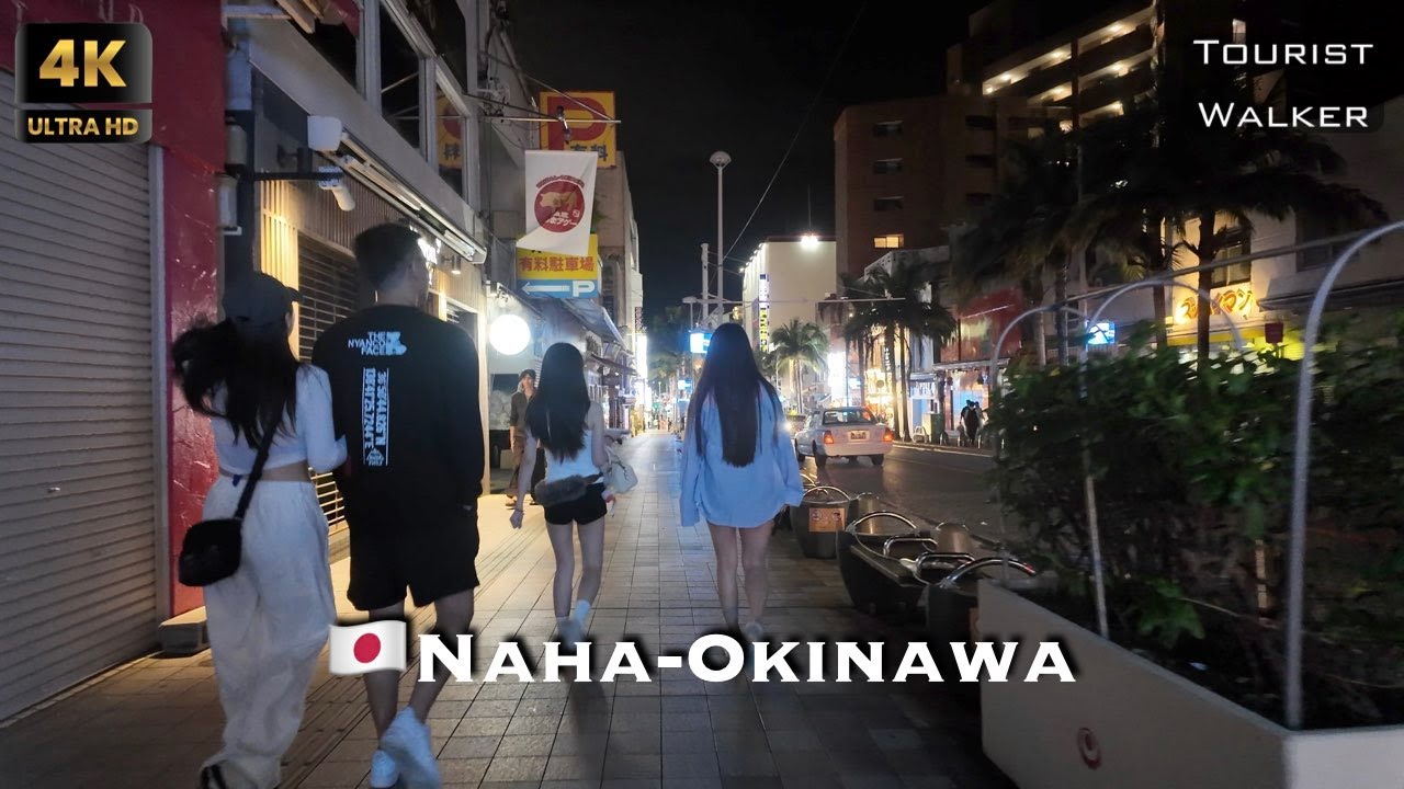 🇯🇵 Kokusai Street in Naha, Okinawa / | TOURIST WALKER 4K HDR