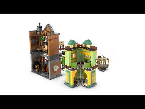 LEGO Harry Potter Quality Quidditch Supplies and Ice Cream Parlour Construction Set 76452