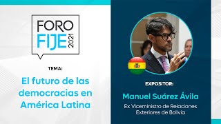 FORO FIJE 2021 - Exposición Manuel Suarez