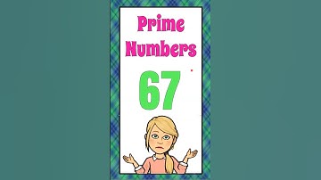 Prime Numbers | 4.OA.B.4❤️
