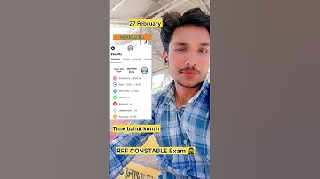 RPF CONSTABLE MATH MOCK TEST SCORE ✅👍#himanshu #motivation #viralvideo #trending #rpfconstable #ssc