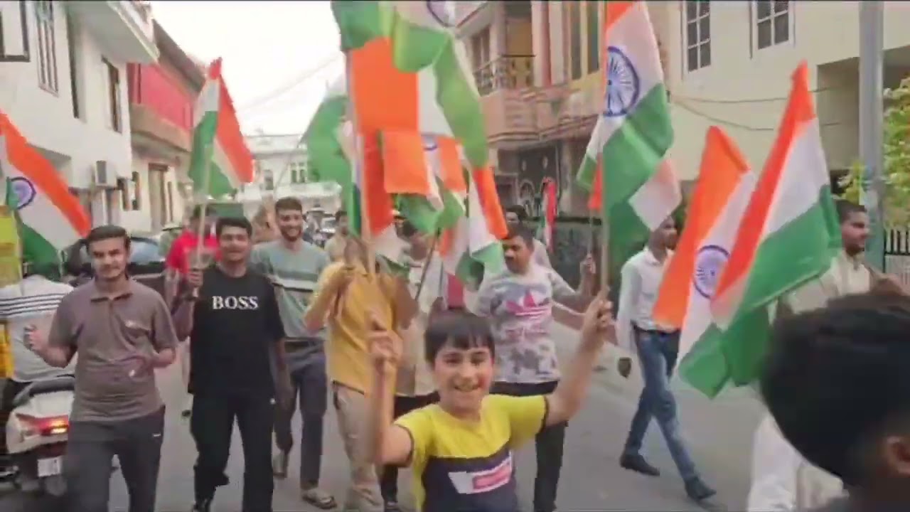 Residents of Ward 24, Rehari Colony, Jammu  organized Tiranga Rally and took out a March in the Ward