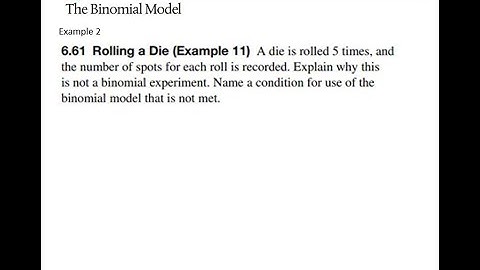 6.3 The Binomial Model Example 2