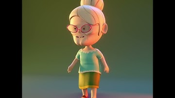 Granny Walkcycle | Blender Eevee