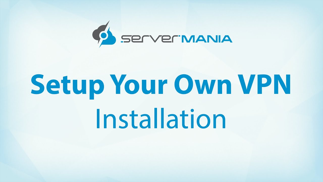 create your own vpn server mac