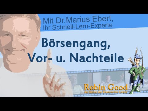 Börsengang, Vor- und Nachteile