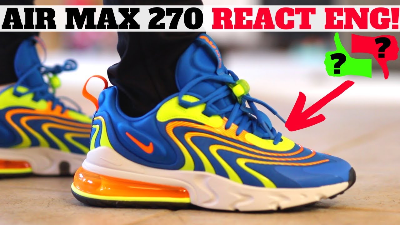 2020 Nike AIR MAX 270 REACT ENG Review 