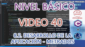 ✅ CURSO REVIT API || 8.2. Desarrollo de la Aplicación - Metrados Automáticos || BIM INGENIEROS