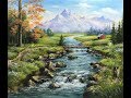 How to paint a beautiful landscape in acrylic