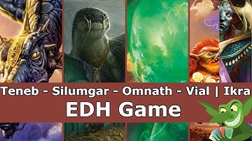 Teneb vs Silumgar vs Omnath vs Vial | Ikra EDH / CMDR game play for Magic: The Gathering