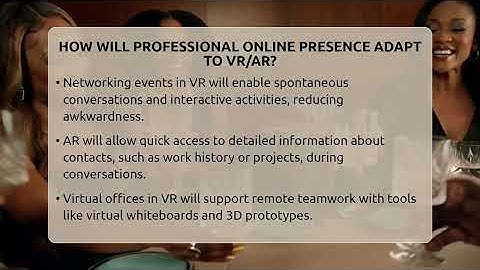 How Will Professional Online Presence Adapt To VR/AR? - Everyday-Networking