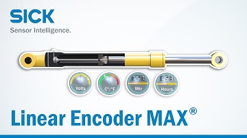 Linear-Encoder MAX® von SICK für mobile Arbeitsmaschinen | SICK AG