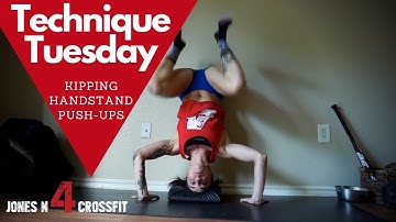 Technique Tuesday: Kipping Handstand Push-ups