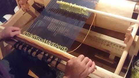 4 shaft conversion for a rigid heddle loom string heddle