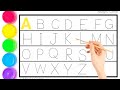 Learn A to Z Alphabet Writing for Kids | Dotted Line Tracing