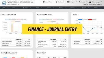 (ENG) Finance - Journal Entry (Webmax ERP System) (V3)