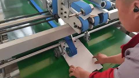 JWG1800 semi automatic folder gluer lock bottom three points four corner