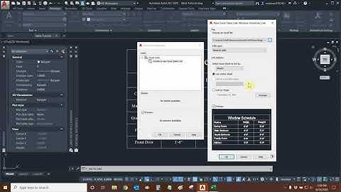 Linking Spreadsheets to Tables in AutoCAD