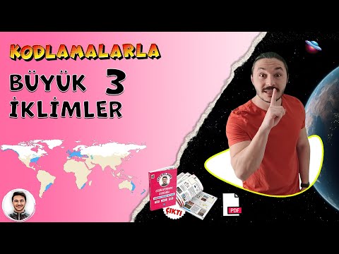 Dünya Haritası İKLİM TİPLERİ Harita üzerinde Tyt  Coğrafya harita bilgisi Yks 2022 📂PDF